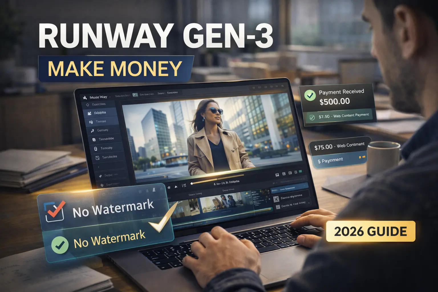 make money with Runway Gen-3