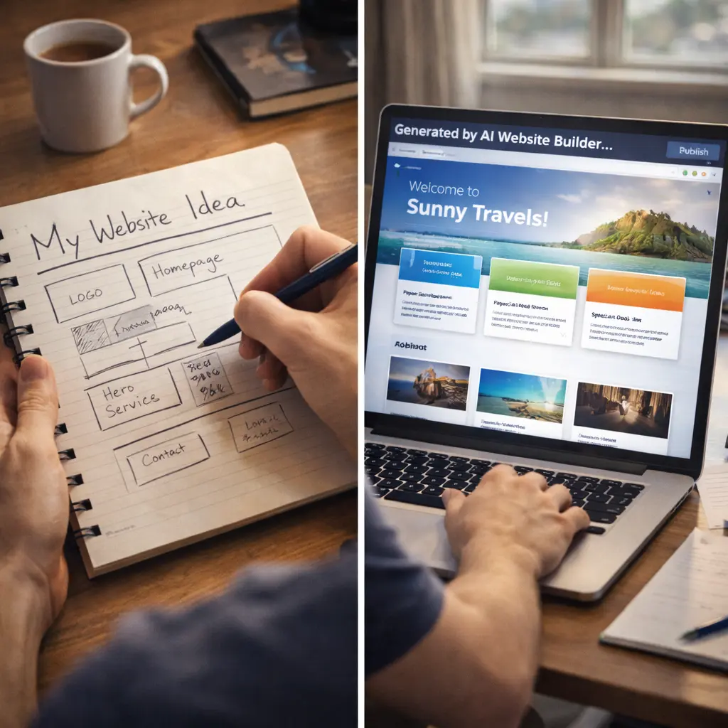 AI website builder no coding