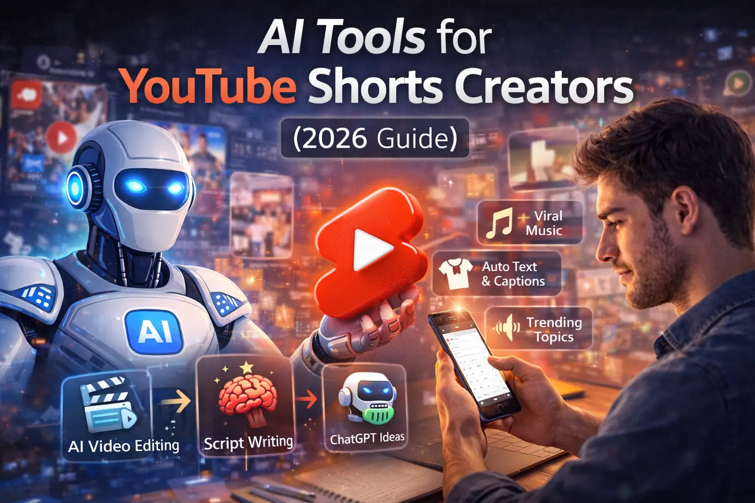 AI tools for YouTube Shorts creators