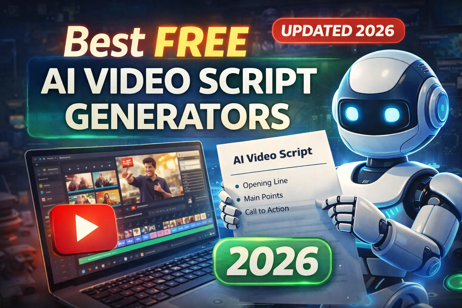 best free AI video script generators