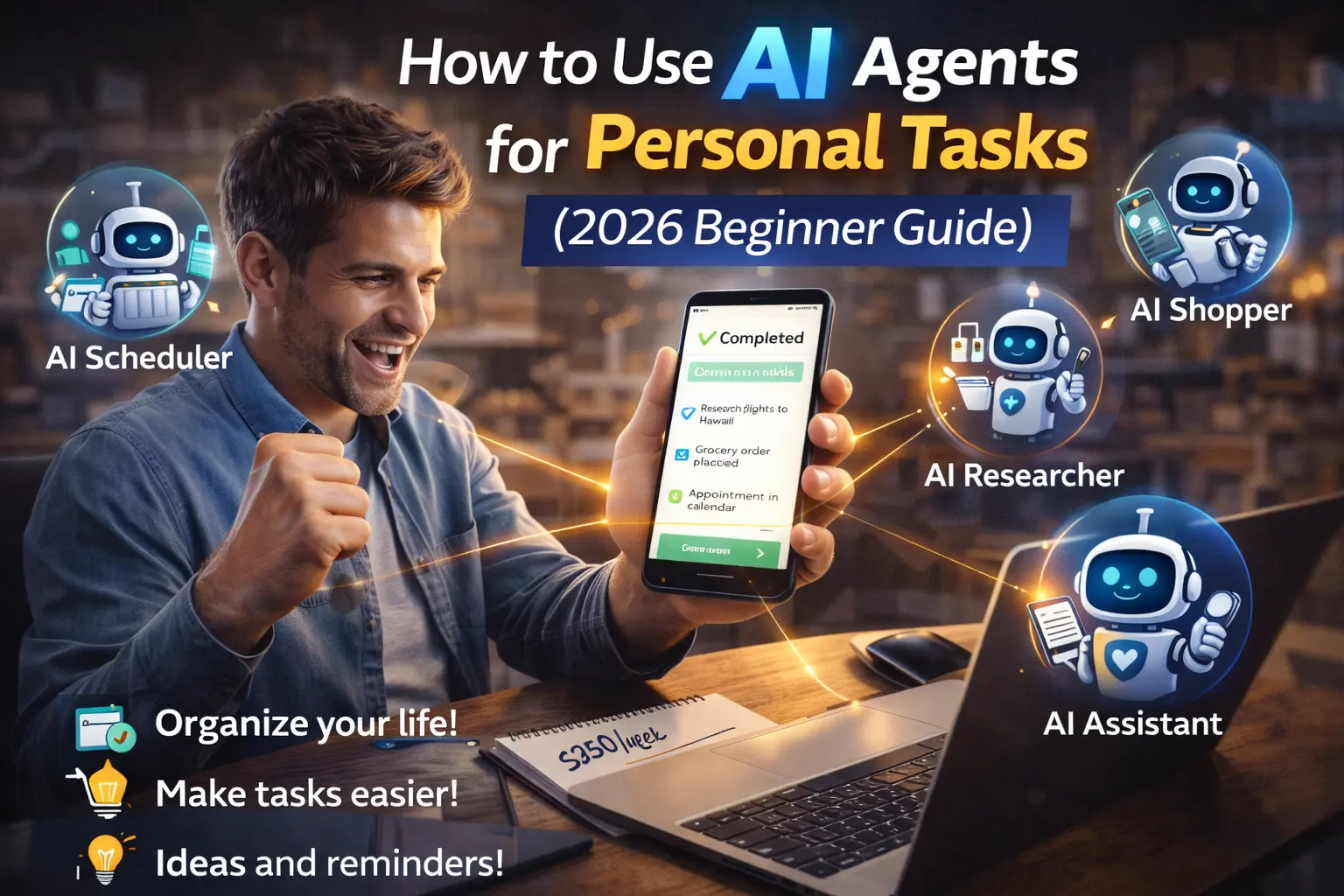 AI agents for personal tasks