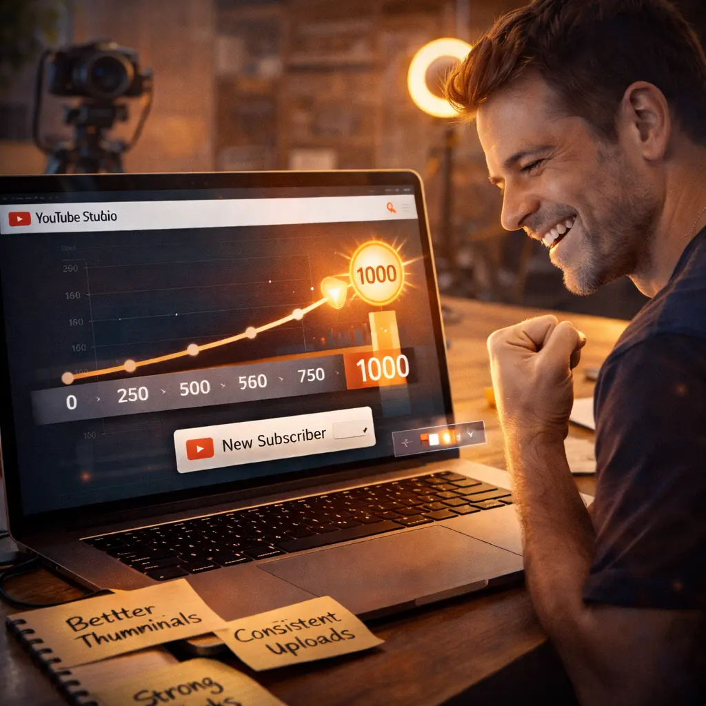 how to get first 1000 subscribers on YouTube