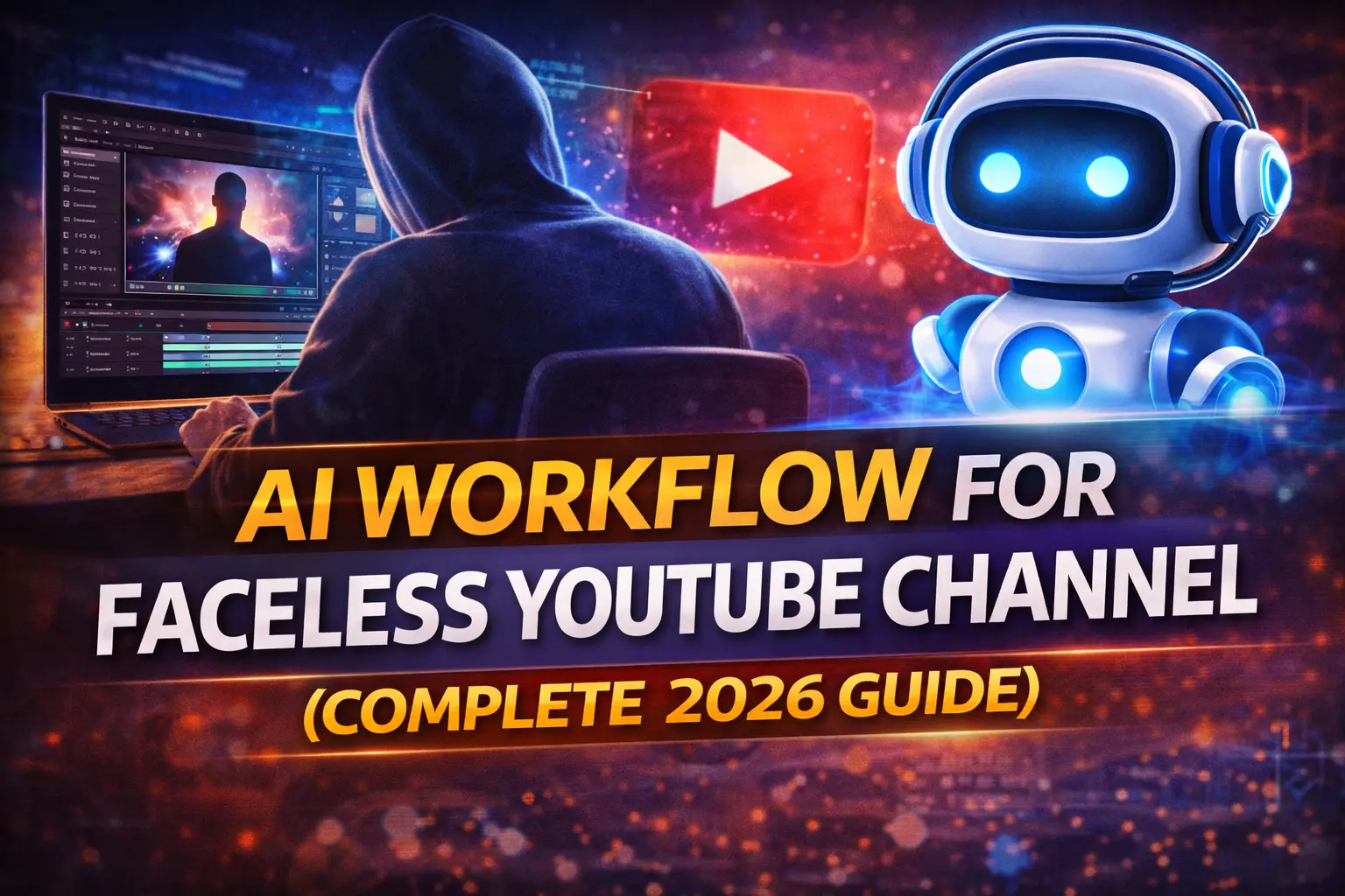 AI workflow for faceless YouTube