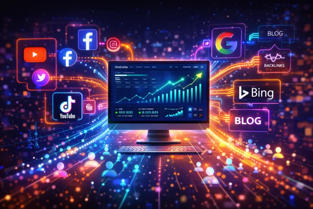 increase website traffic for free