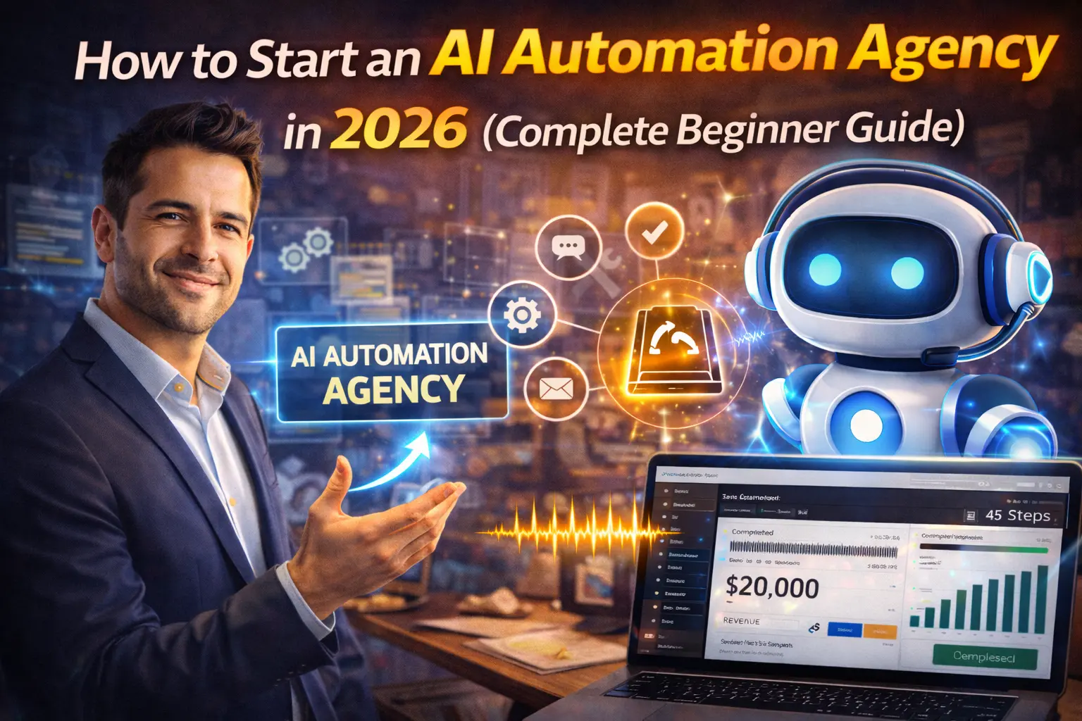 start AI automation agency