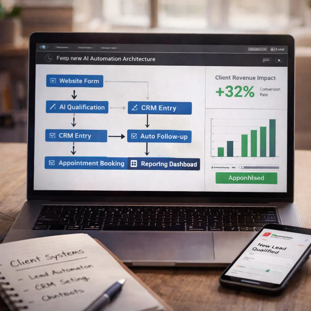 start AI automation agency